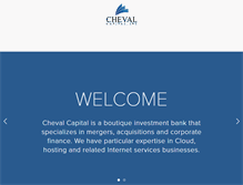 Tablet Screenshot of chevalcap.com